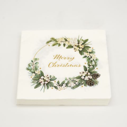Elegant Mistletoe Wreath