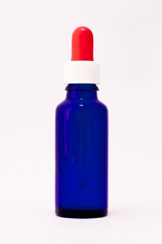 Flasche 30 ml blau + Pipette