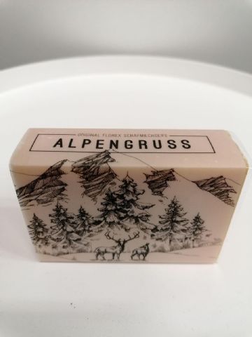 Seife "Alpengruß" mit Alpenzauber-Schleife